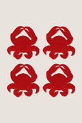 Crab Cocktail Napkins (Set of 4)