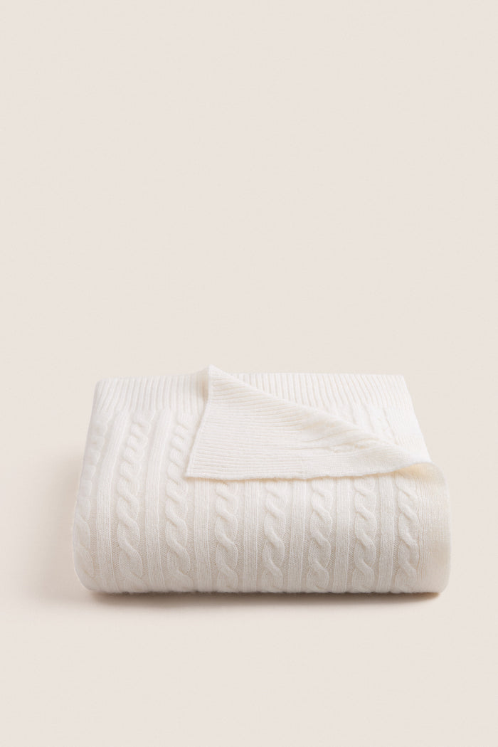 Cream Cashmere Baby Blanket