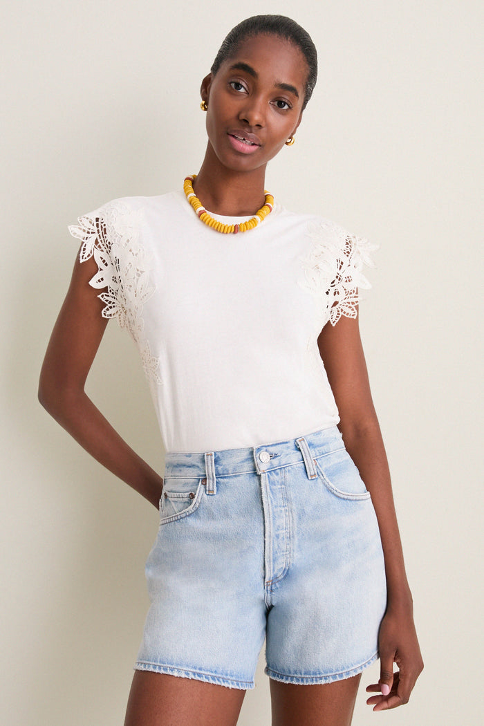Cream Gwen Tee