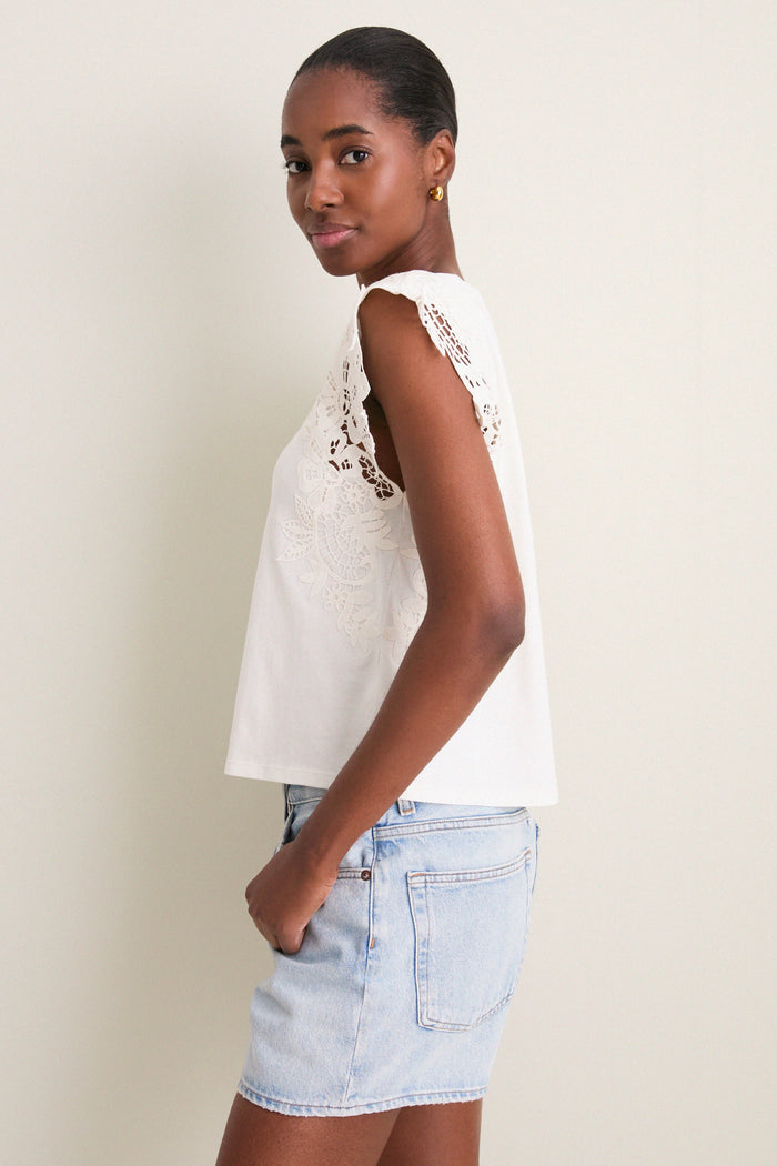 Cream Gwen Tee