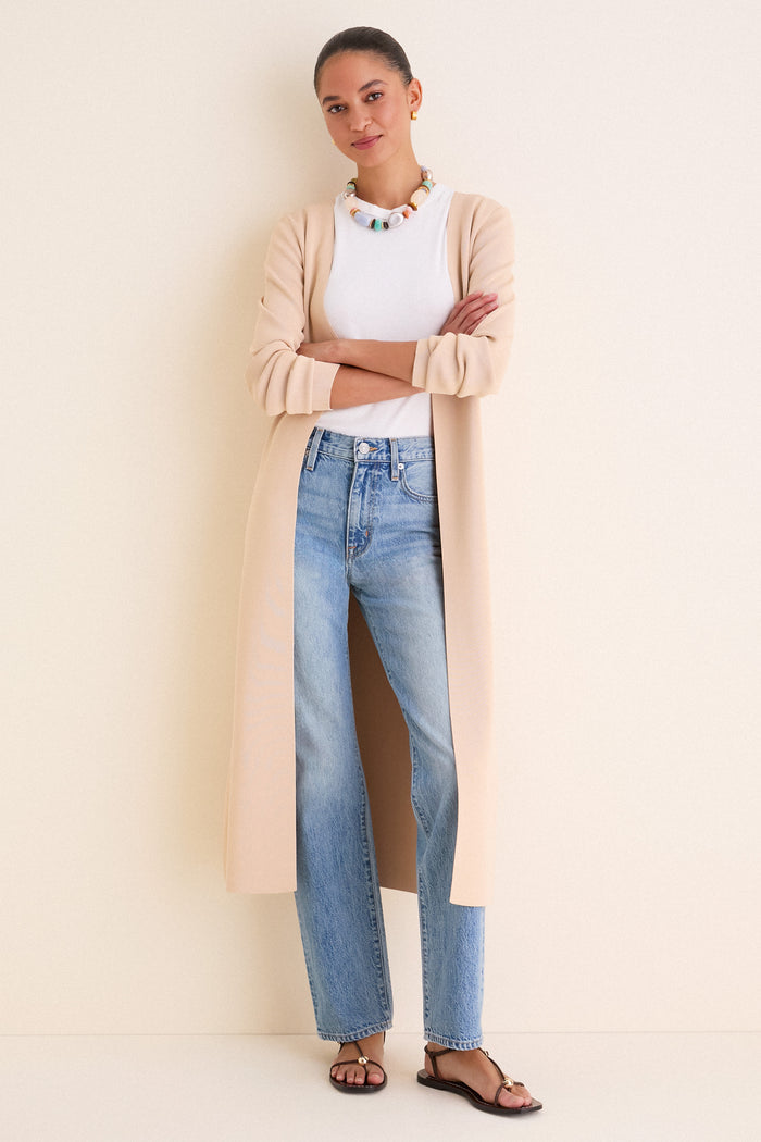 Cream Knit Aiden Duster