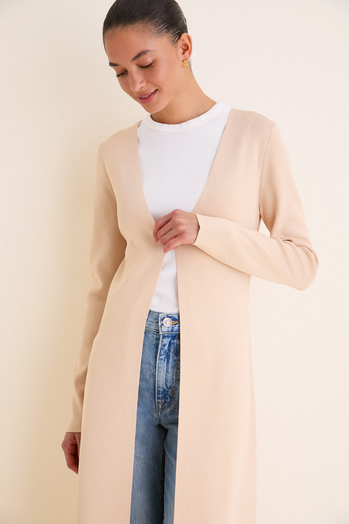 Cream Knit Aiden Duster