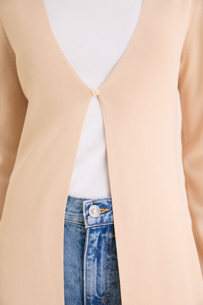 Cream Knit Aiden Duster