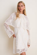Cream Lace Collar Annabel Mini Dress