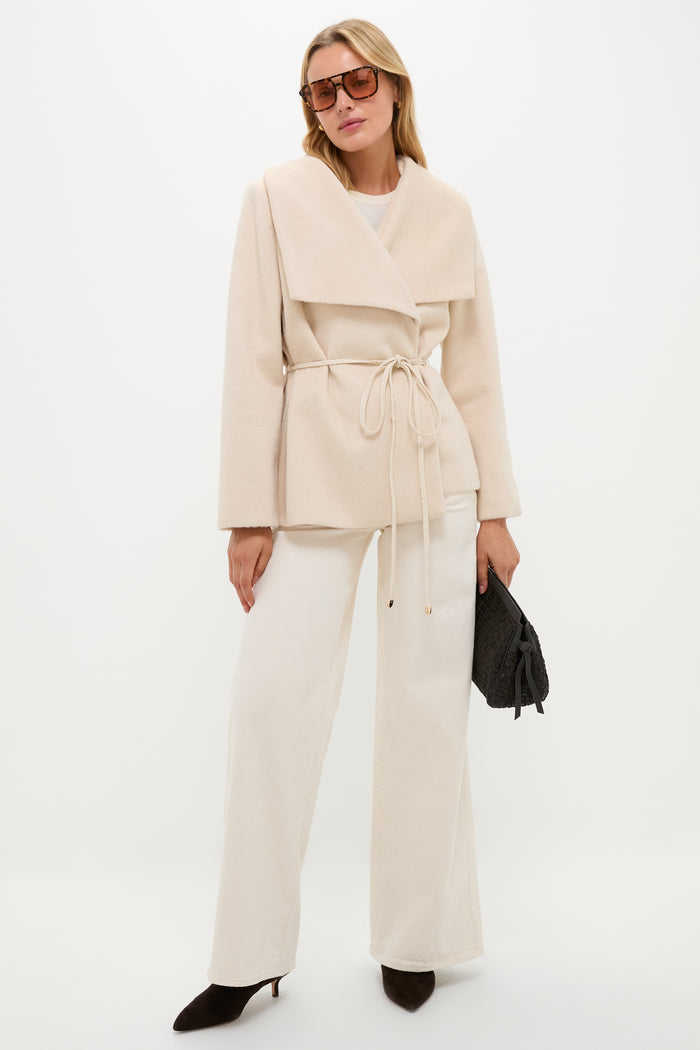 Cream Providence Wrap Jacket