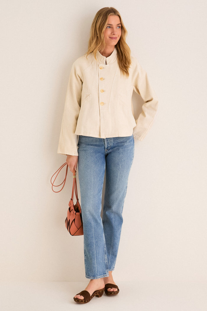 Creme Canvas Ripley Jacket