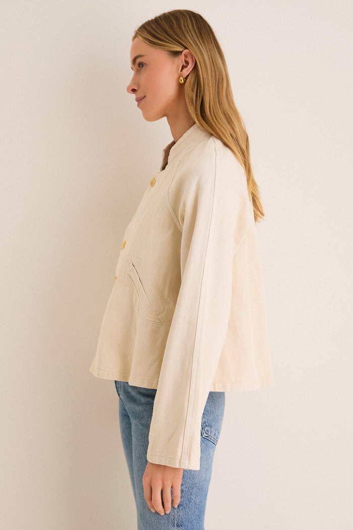 Creme Canvas Ripley Jacket