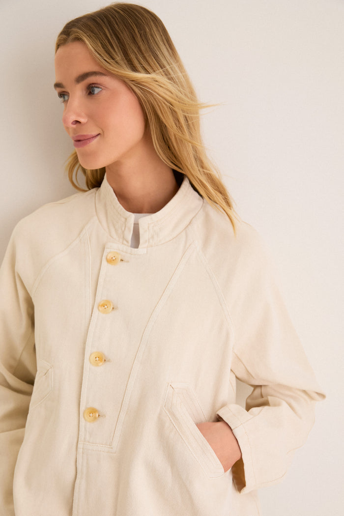Creme Canvas Ripley Jacket