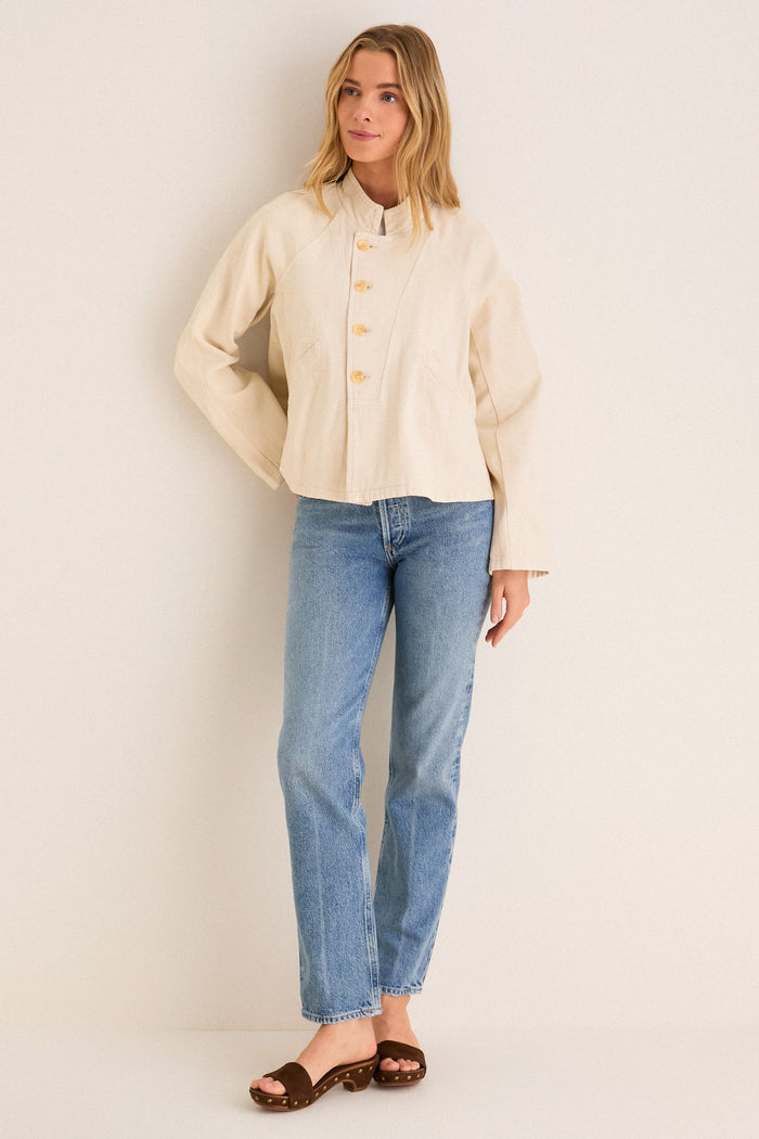 Creme Canvas Ripley Jacket