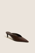 Dark Brown Loren Mid Heels
