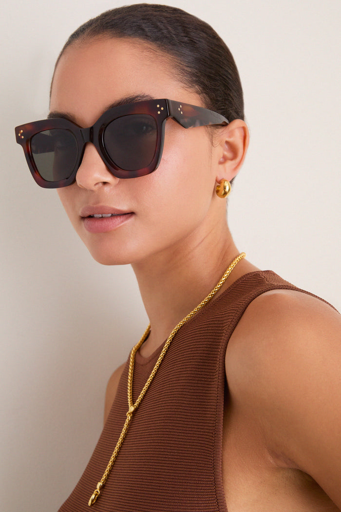 Dark Tortoise Capri Sunglasses