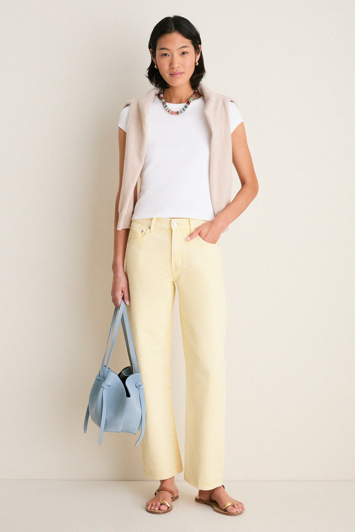 Day Glow Lexi Mid Rise Bowed Straight