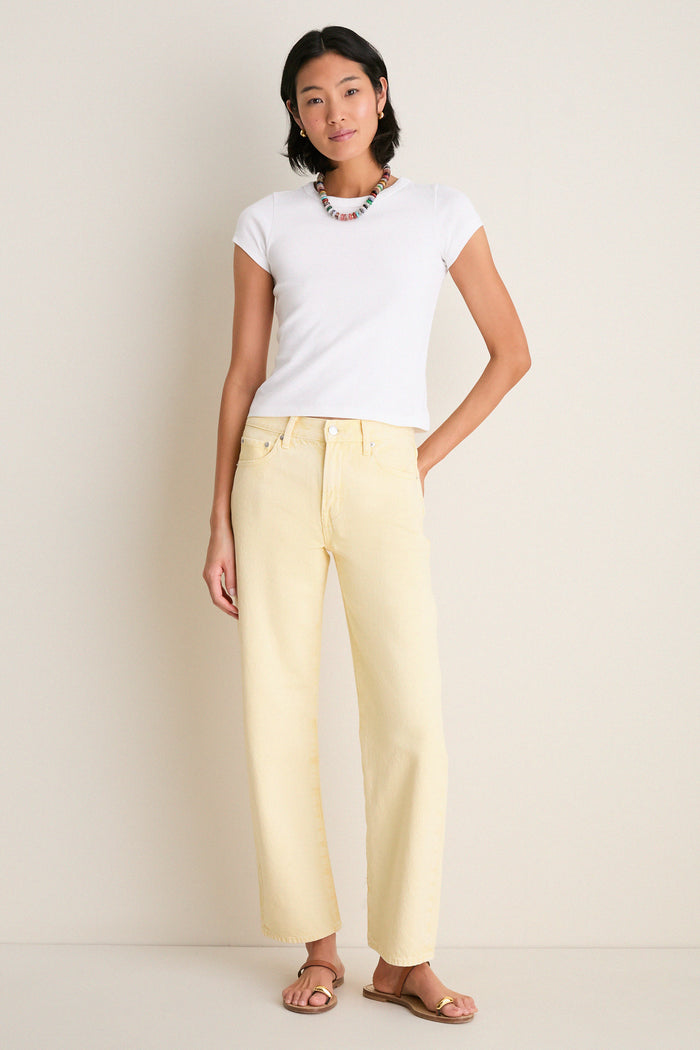 Day Glow Lexi Mid Rise Bowed Straight