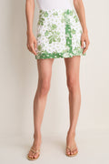 Delft Bouquet White Tyla Skirt