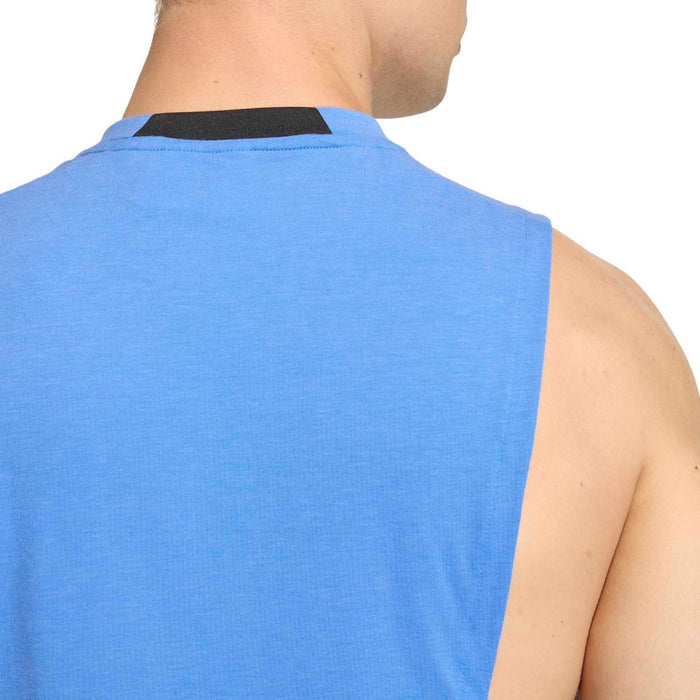 adidas Mens D4T Tank Top Blue