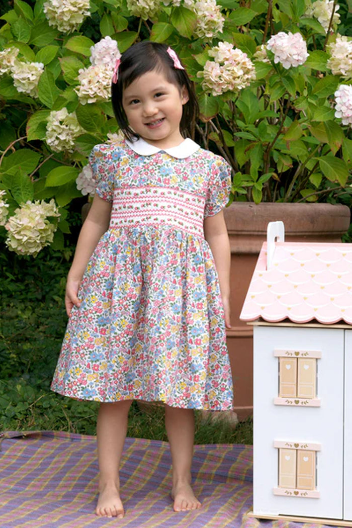 Ditsy Floral Smocked Dress