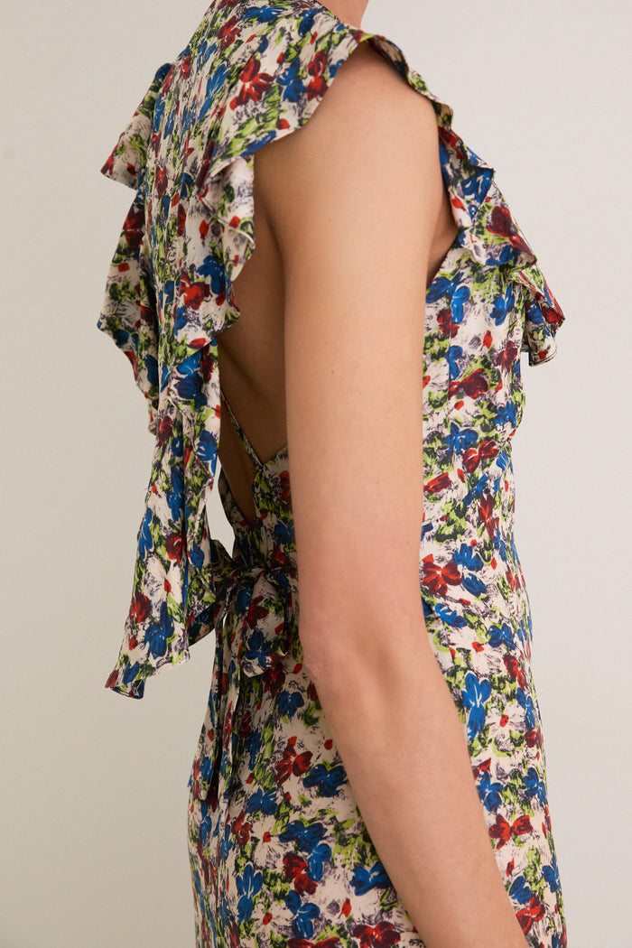 Ditsy Meadow Clemence Maxi Dress