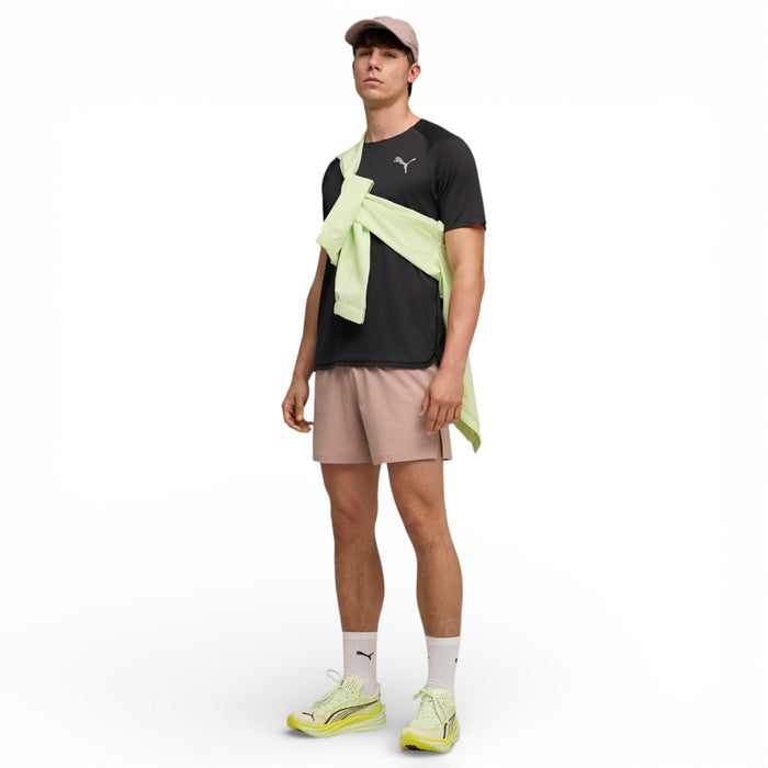 Puma Mens Dreamrun 5in DryCELL Short Brw