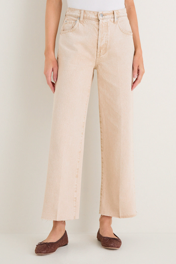 Dune High Rise Bowed Wide Leg Tate Crop