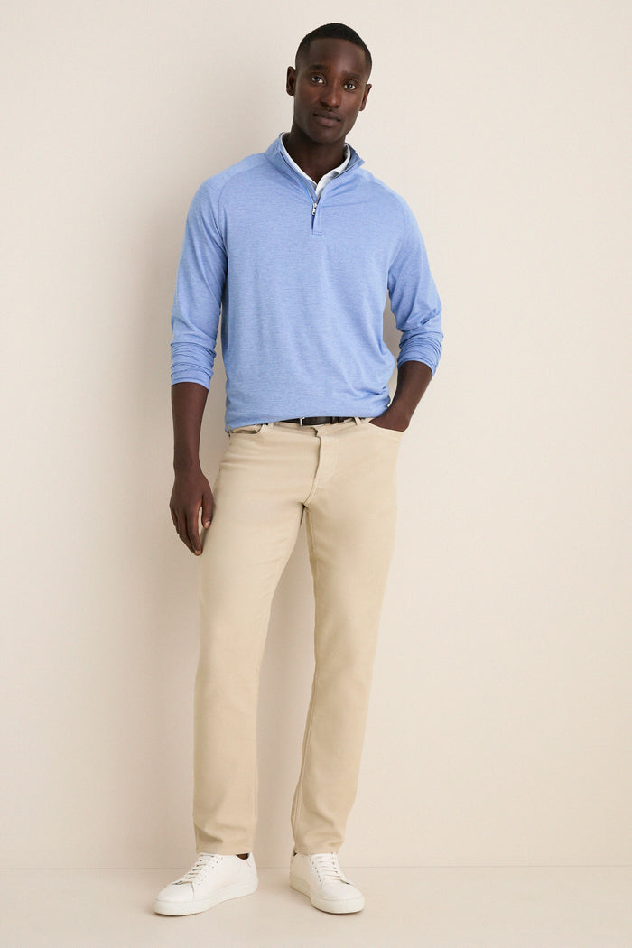 Dust Blue Stealth Stripe Performance Quarter Zip