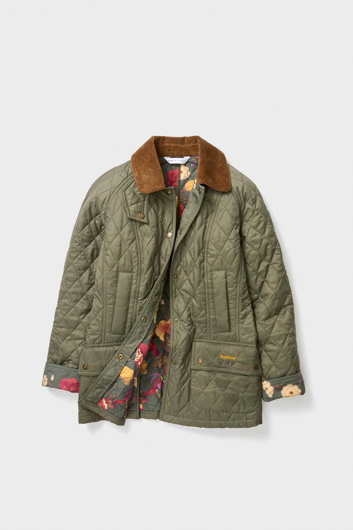 Dusty Khaki Barbour x Tuckernuck Lainey Quilt