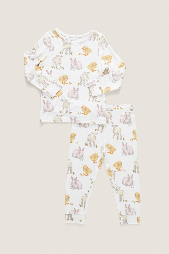Easter Friends Kids Bamboo Pj Set