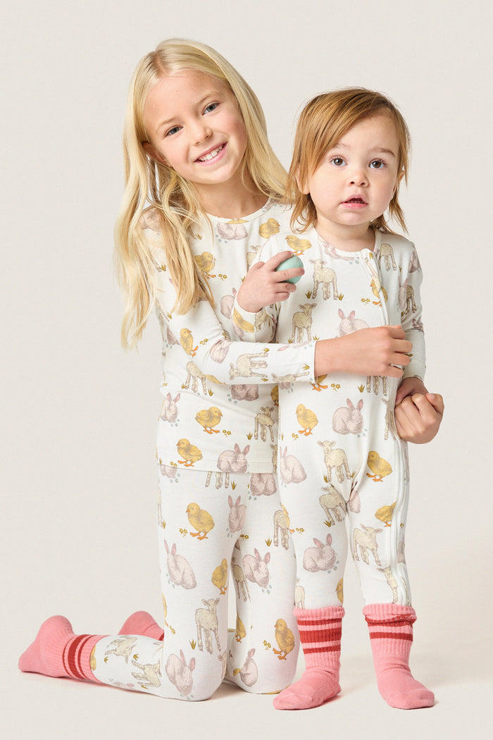 Easter Friends Kids Bamboo Pj Set