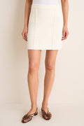 Ecru Cotillard Knit Skirt