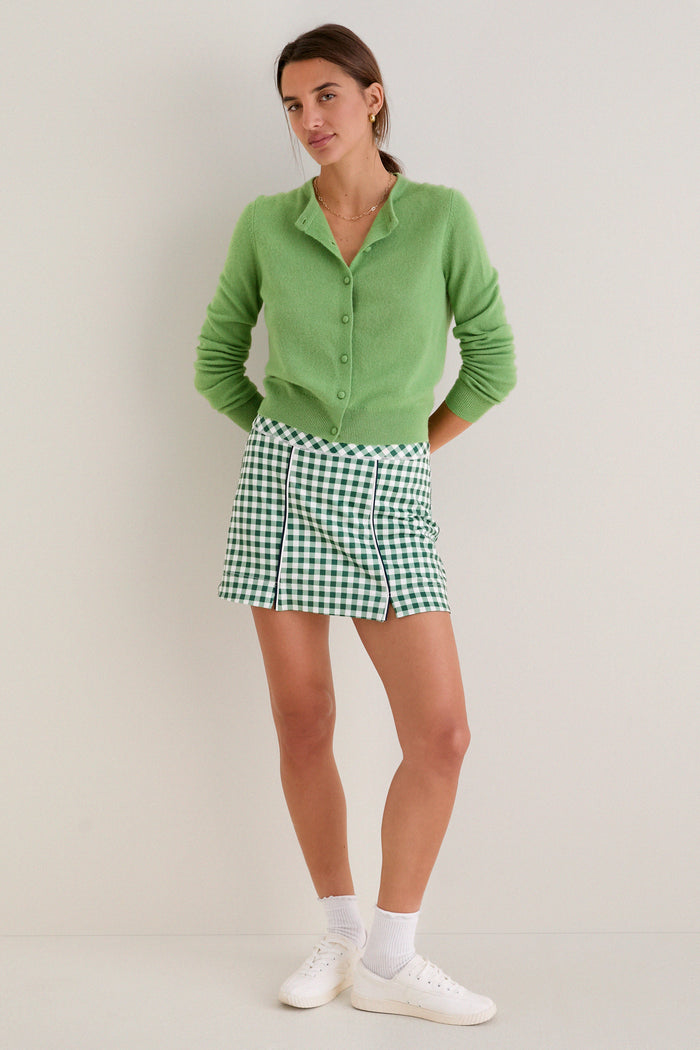 Eden Green Gingham 13 Inch Willis Tennis Skirt