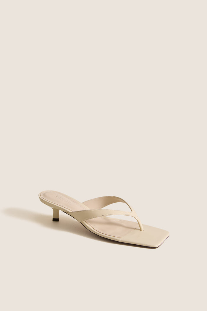 Egg Shell Marjorie Heels
