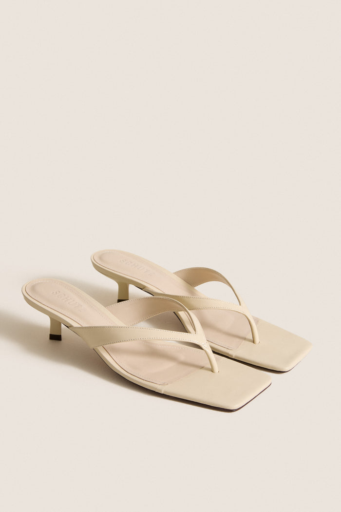 Egg Shell Marjorie Heels