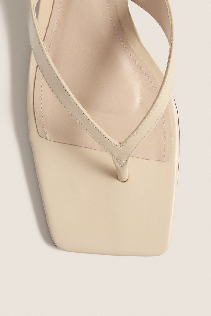 Egg Shell Marjorie Heels