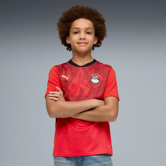 PUMA EGYPT WC26 KIDS HOME JERSEY RED