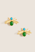 Emerald Green Abeille Earrings