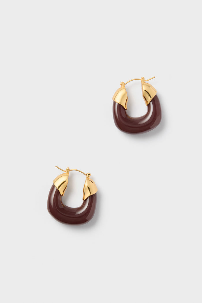 Espresso Mini Organic Hoops