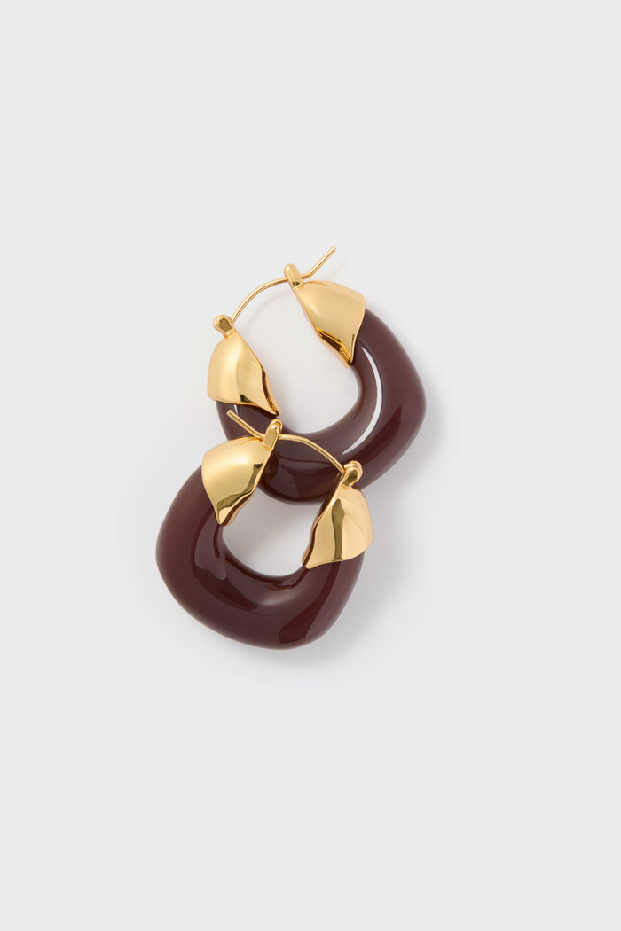 Espresso Mini Organic Hoops