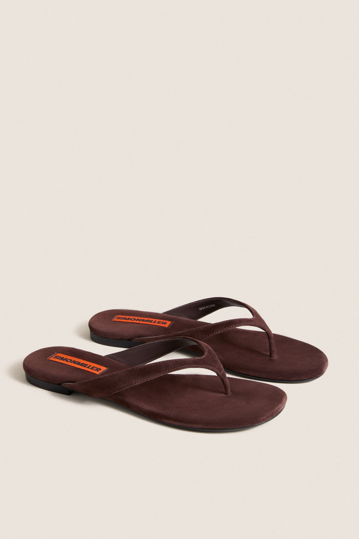 Espresso Riviera Thong Sandals