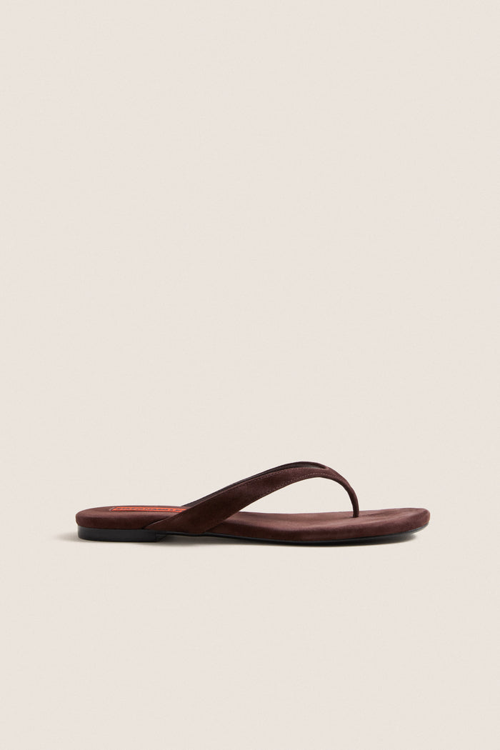 Espresso Riviera Thong Sandals