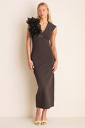 Exclusive Brown Zahara Dress