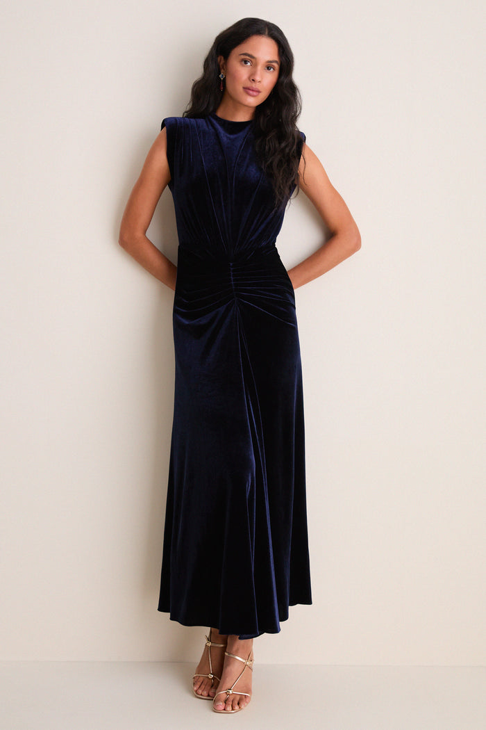 Exclusive Deep Navy Al Dress