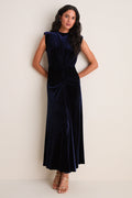 Exclusive Deep Navy Al Dress