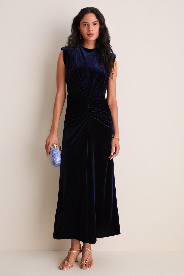 Exclusive Deep Navy Al Dress