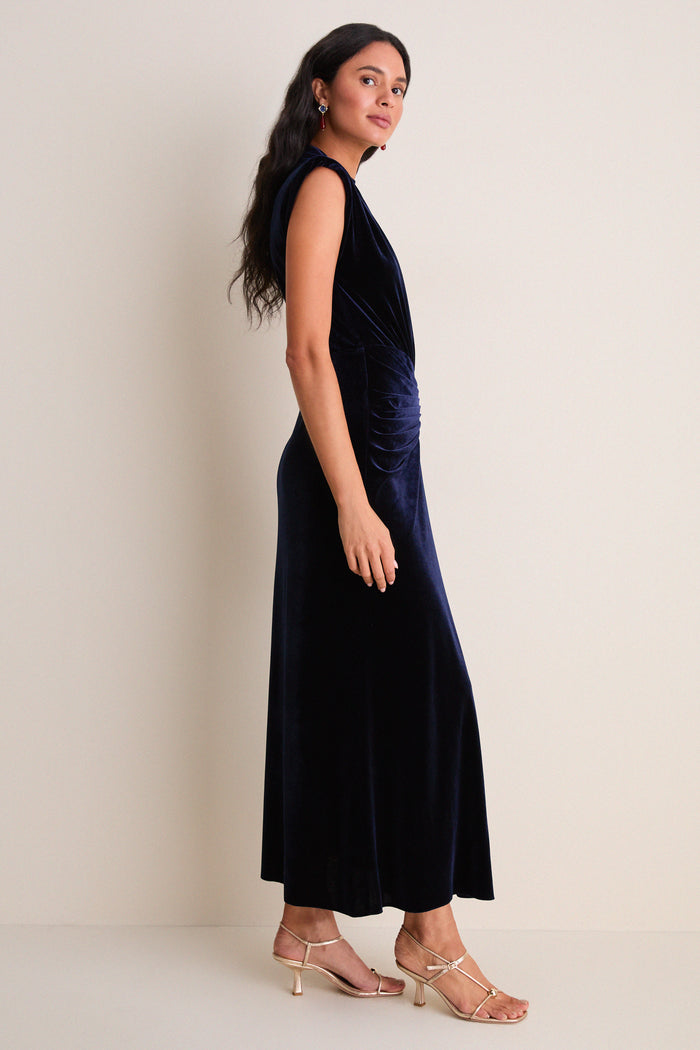 Exclusive Deep Navy Al Dress