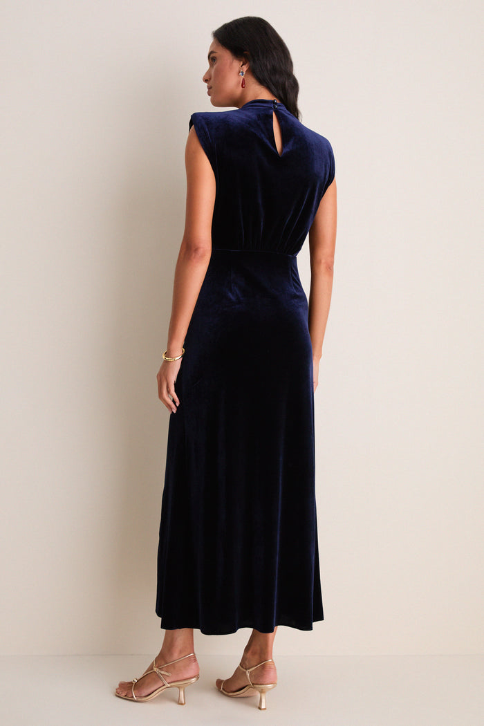 Exclusive Deep Navy Al Dress