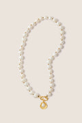 Exclusive Pearl Necklace with Scallop and Pearl Charm