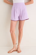 Exclusive Purple Oxford Shorts