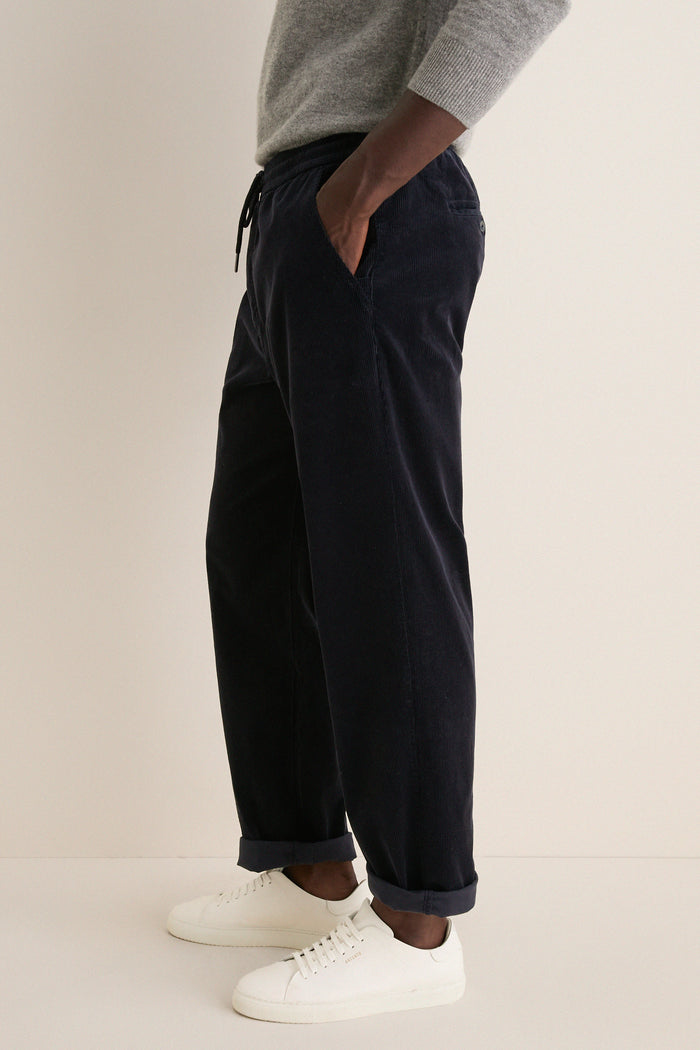 Faded Navy Relaxed Fit Corduroy Saturday Pant