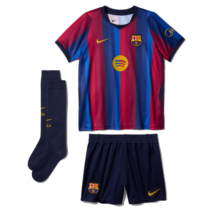 Nike FC Barcelona 2026 Stadium Home Kids 3-Piece Kit