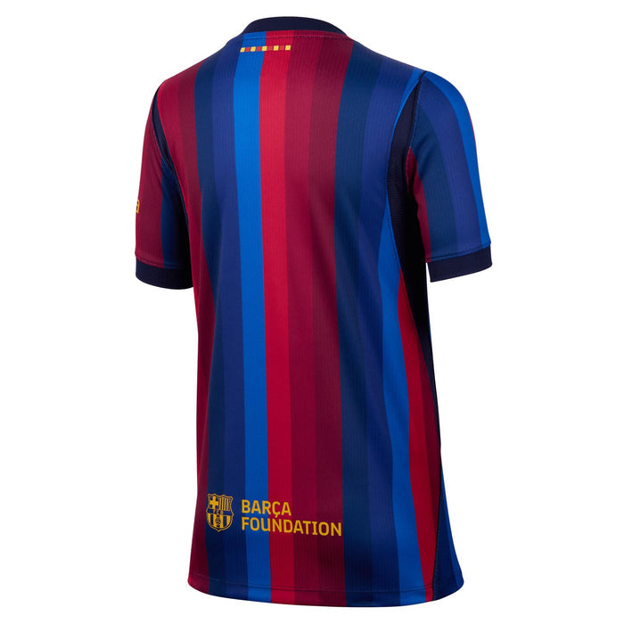 Nike FC Barcelona 2026/27 Stadium Home Kids Dri-FIT Soccer Replica Jersey