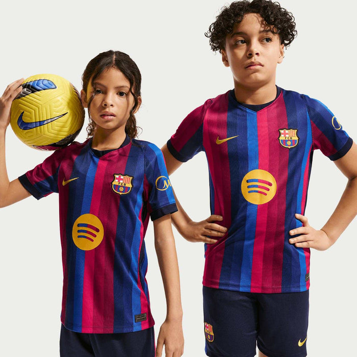 Nike FC Barcelona 2026/27 Stadium Home Kids Dri-FIT Soccer Replica Jersey